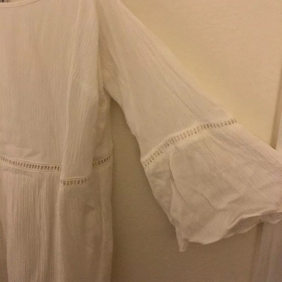 1. State Peasant Top in Cloud cold shoulder S - Picture 4 of 6